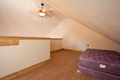 Photos Page or Gallery, Loft area with a ceiling fan and room for furnishing
